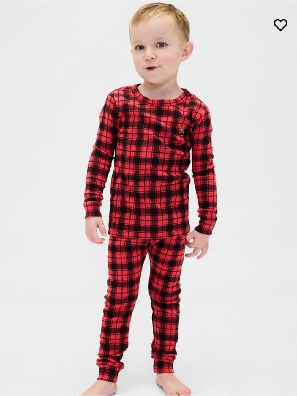 NWT BABY GAP 12-18 months Organic Brushed Cotton Holiday 2-piece  PJ Set